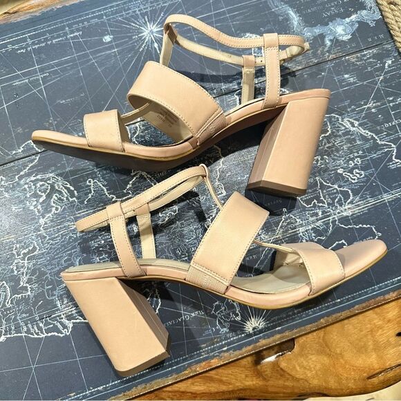 Cole Haan Grand 360 Block Heel Sandals – Nude – Size 9B (US Women’s) - Picture 1 of 8